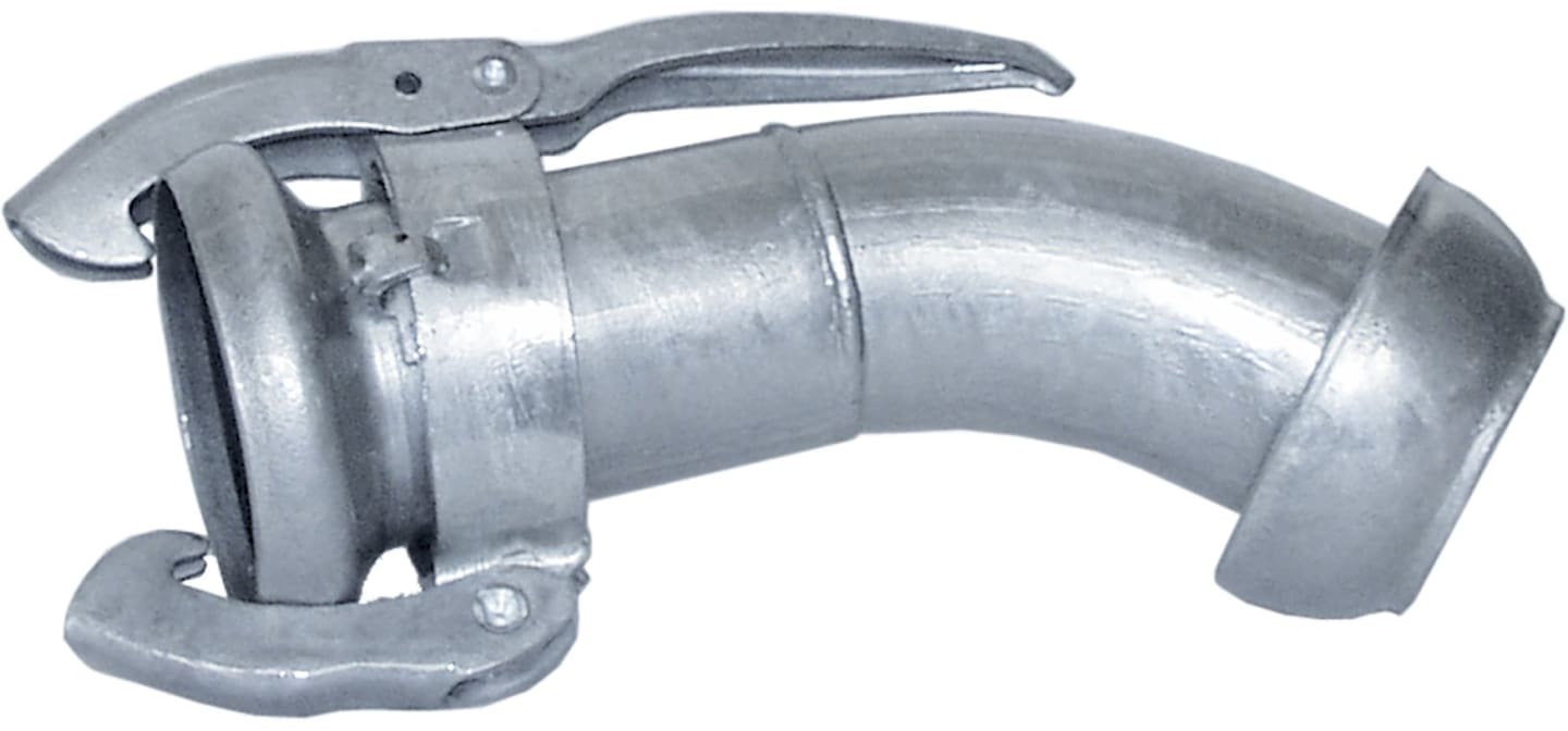 Perrot Bogen "KRKB" 45 ° M-Teil/V-Teil , Stahl, verzinkt
