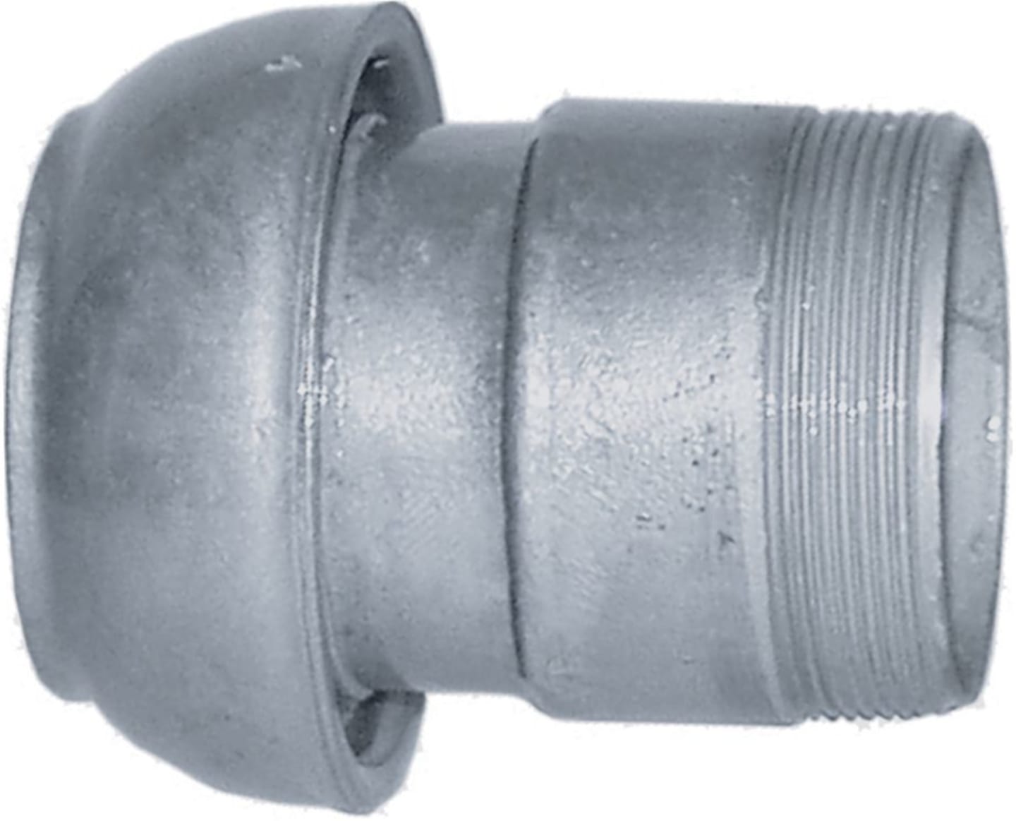 Perrot V-Teil "KVG", 50 V-Teil x 2" AG mit Gewindestutzen, verzinkt, KF74270