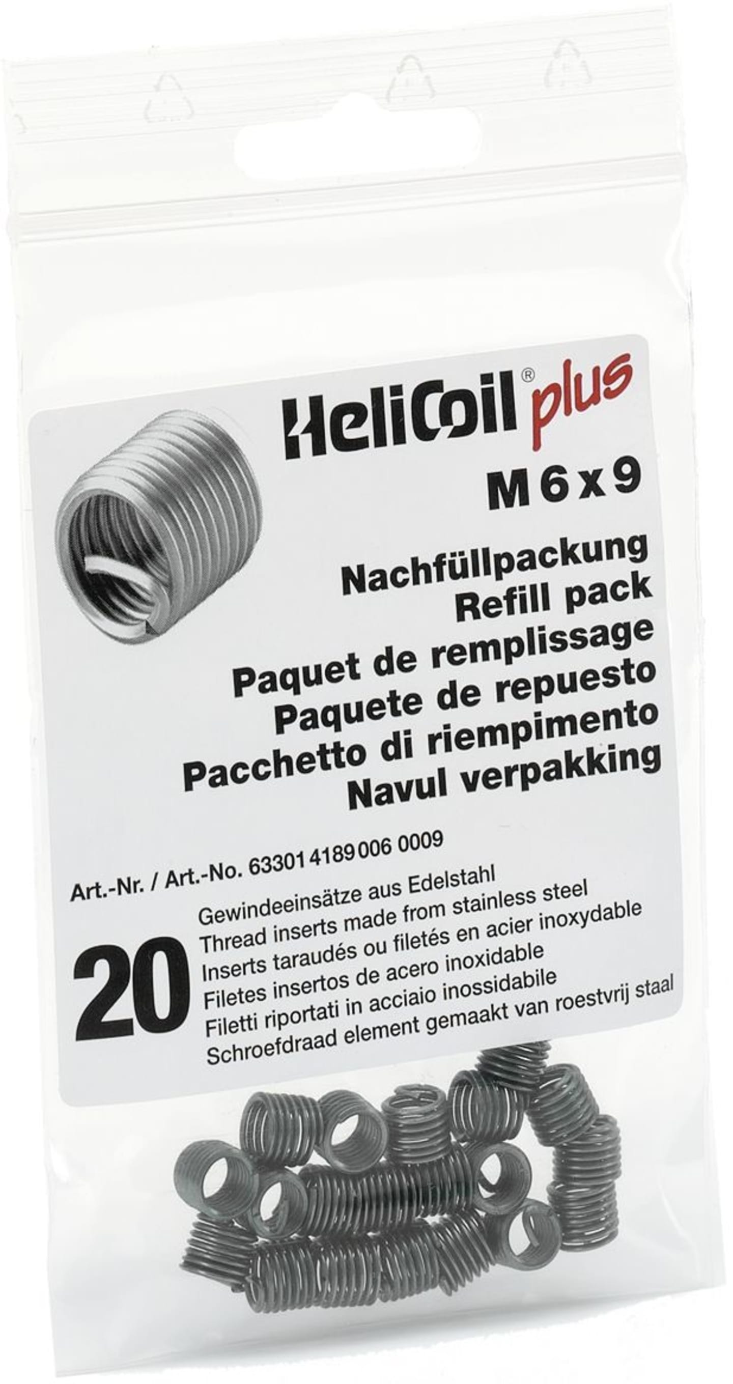 HeliCoil® plus Gewindeeinsatz Nachfüllpackung