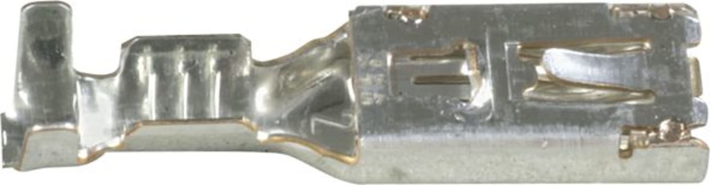 Herth + Buss Crimpverbinder "Kostal SLK 2,8" Flachsteckhülse 2,8 x 0,8 mm, Kabel 0,5 – 1 mm², versilbert, 50 253 233
