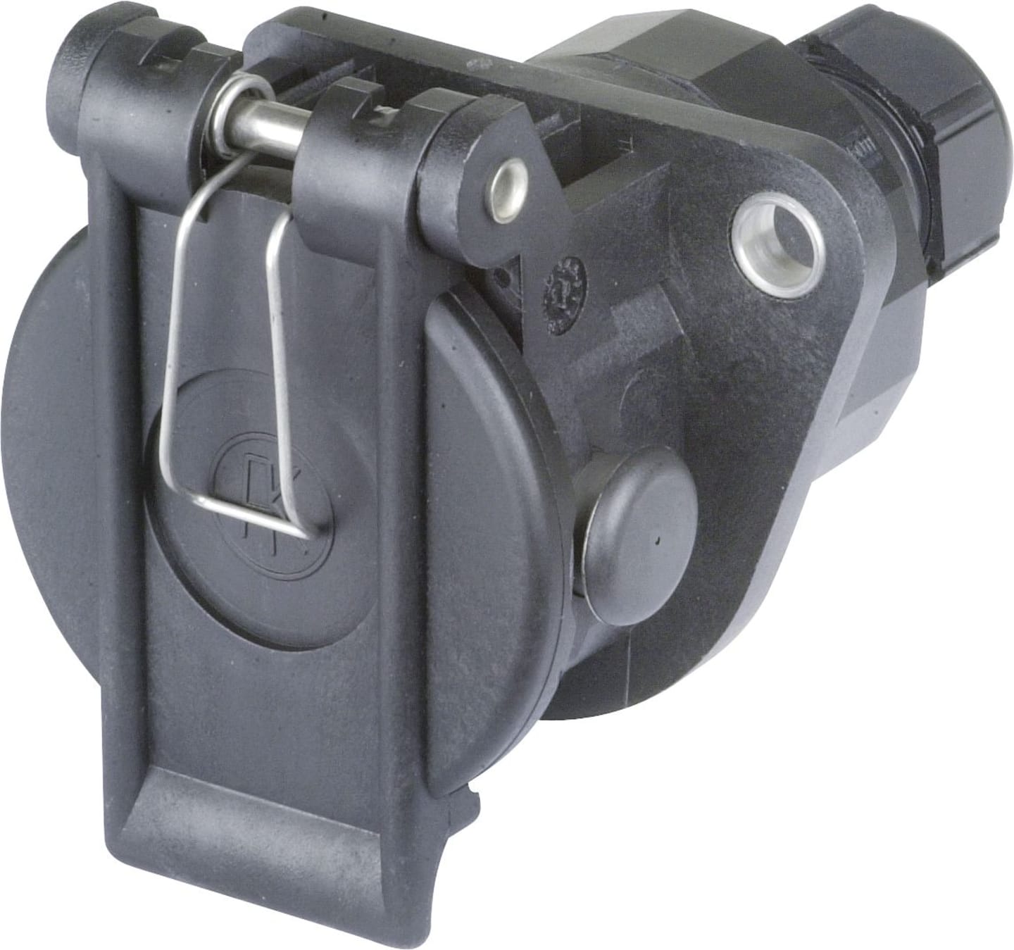 Herth + Buss Steckdose 15-polig, 24 V, Schraubanschluss, Kunststoff, 51 305 639