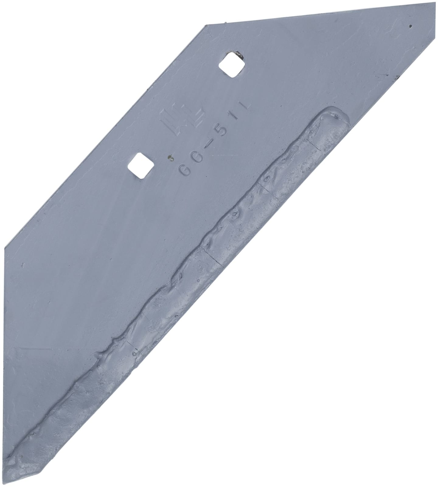 Scharflügel links/rechts 360 x 8 mm, mit Aufpanzerung, für Grubber Rabe