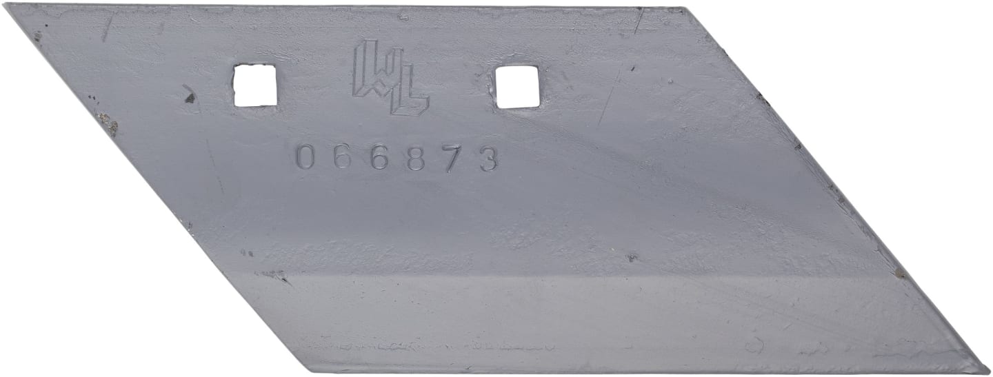 Düngereinlegerschar links/rechts, geschnittene Ware, 05 68 73/06 68 73 für Pflug Kverneland