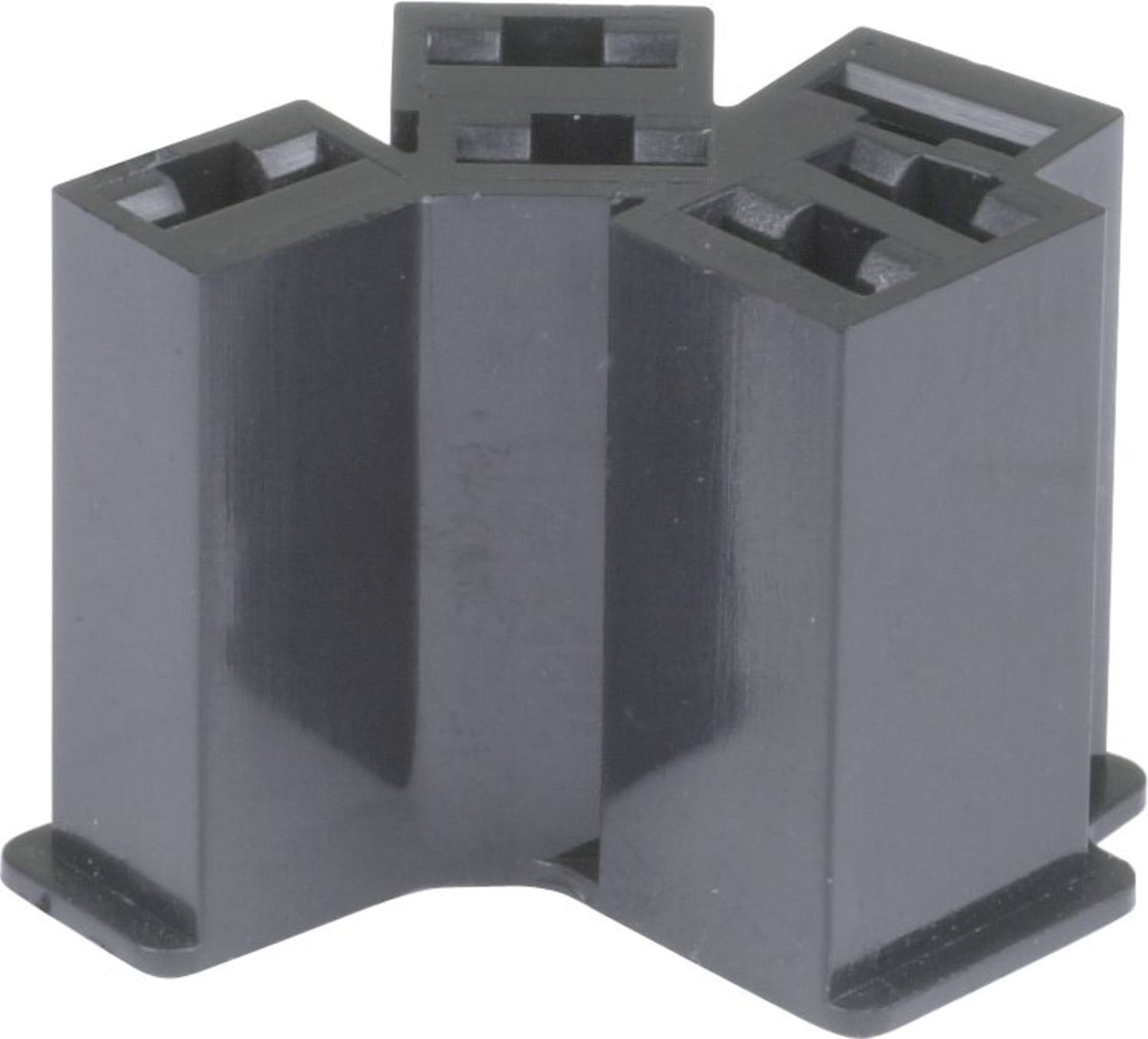 Herth + Buss Steckgehäuse 6-polig, 6 x Flachsteckhülse 6,3 mm, 50 290 401