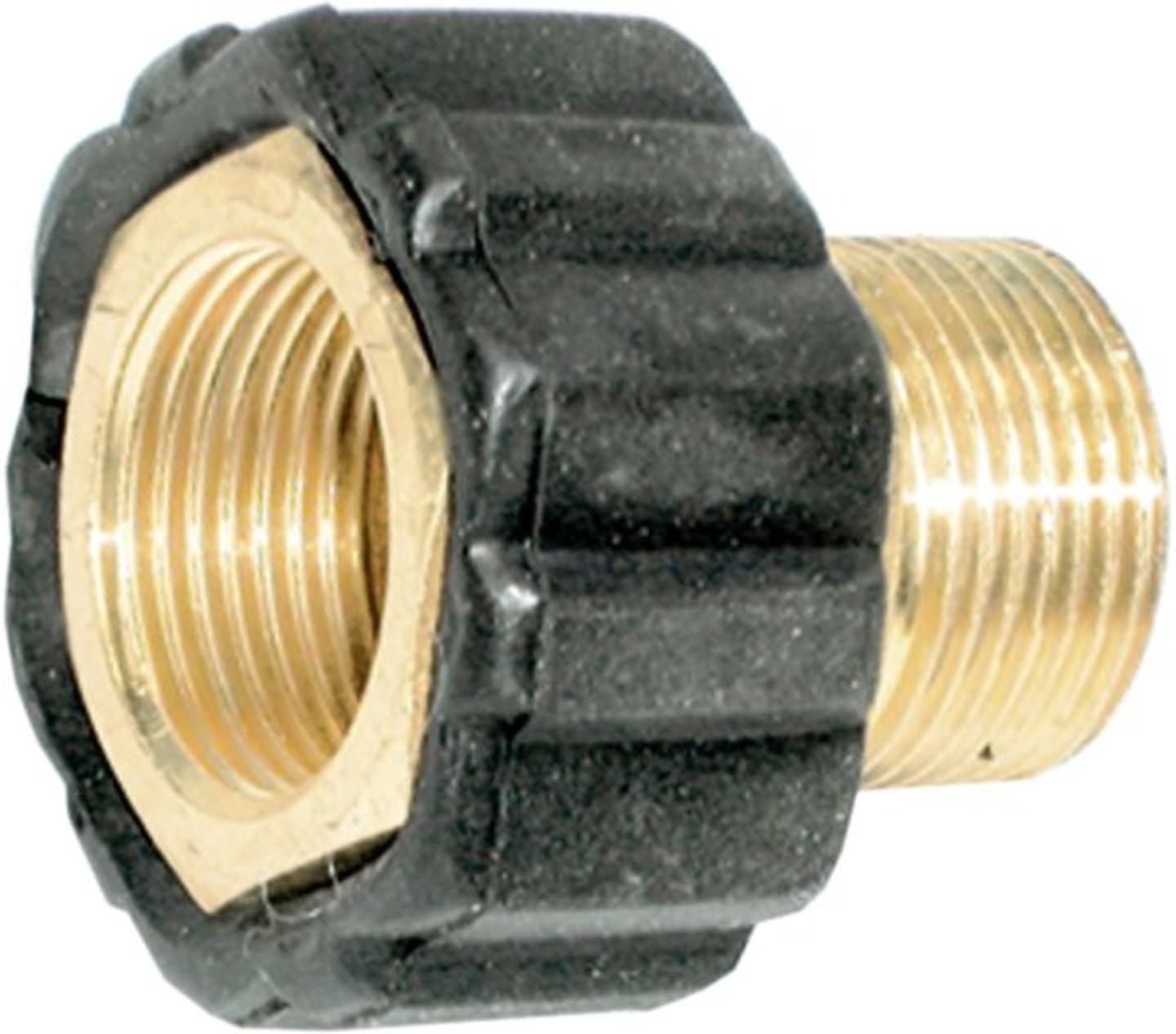 Handverschraubung M 22 x 1,5 IG; M 22 x 1,5 AG gerade, mit Handmutter