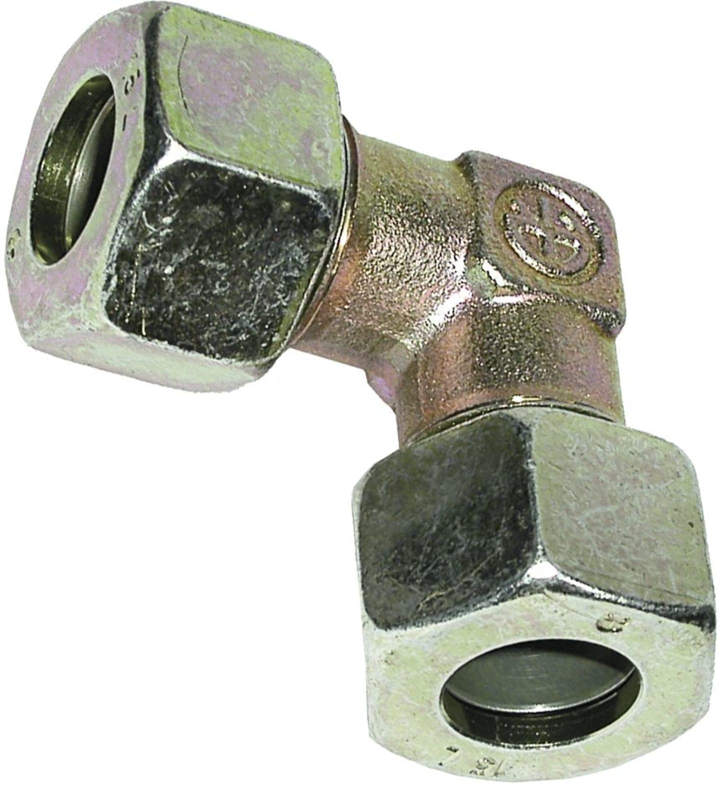 Winkelverschraubung "W-S" schwer, RA , Außengewinde metrisch, 90 °