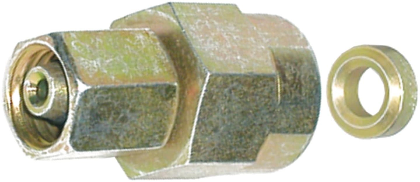 Manometerverschraubung "MAVE-DKO-LR" metrisch; zöllig; BSPP; zylindrisch, leicht, vormontiert, Dichtkegel mit O-Ring