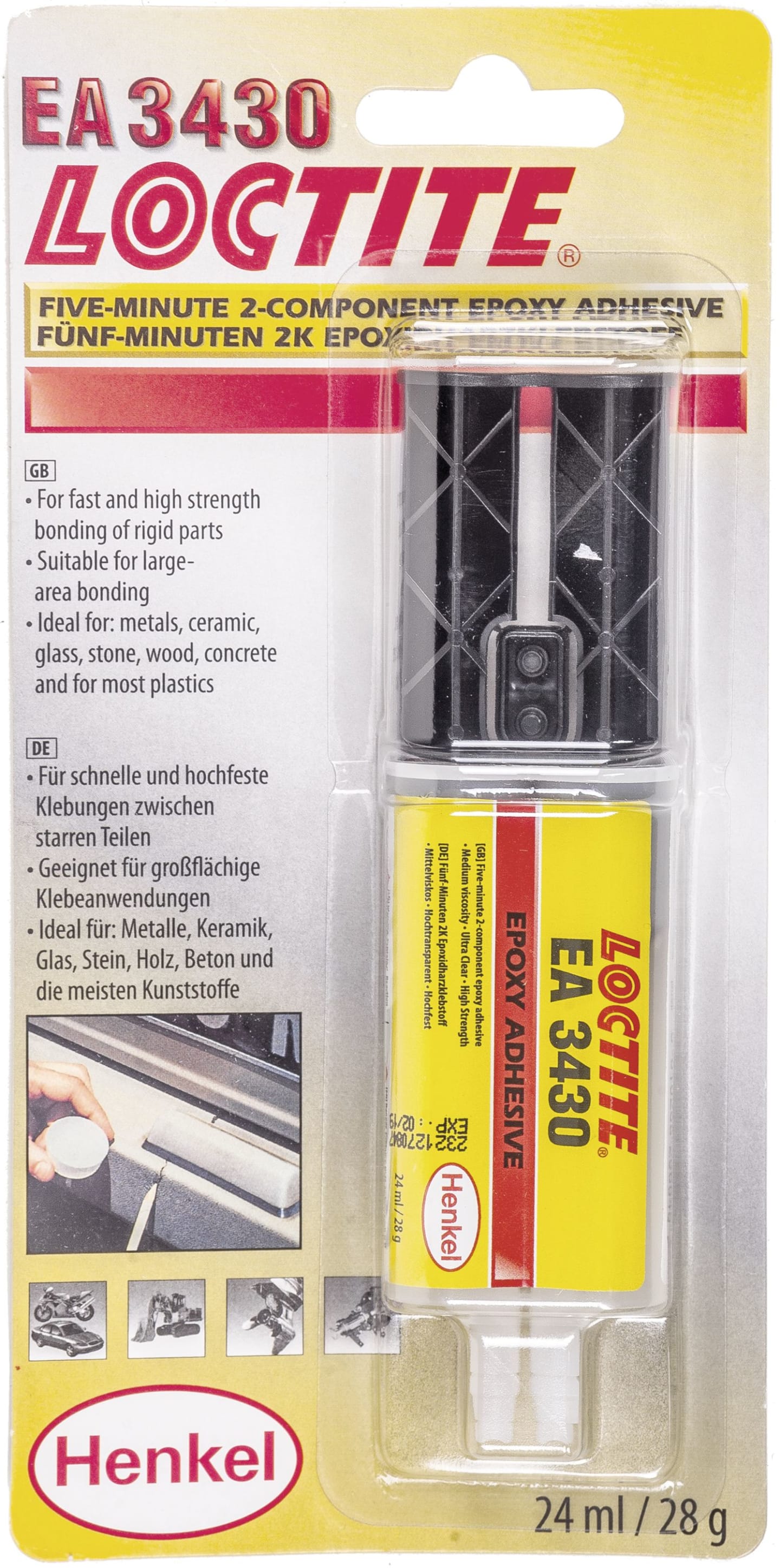 Loctite® 2-Komponenten-Kleber "3430", 24 ml, 242865