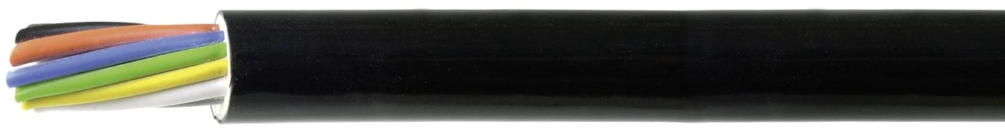 Herth + Buss Elektroleitung FLRYY, 9 x 1,5 mm²; 4 x 2,5 mm², schwarz, 25 m, 51 275 682/00
