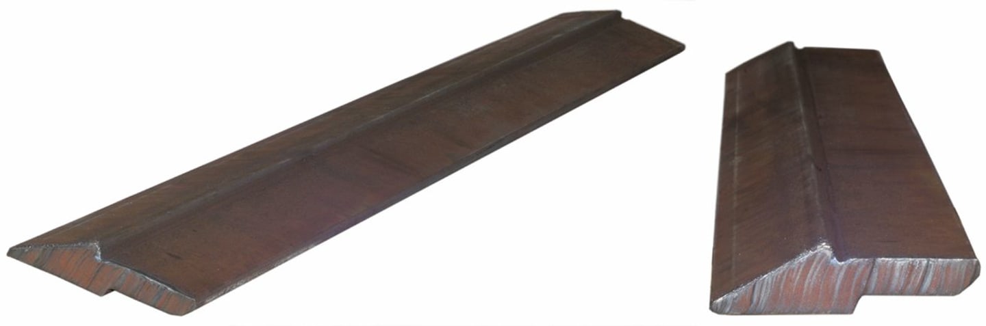Industriehof® Schürfschiene 1.800 x 22 x 90 mm, Stahl (ST 70-2), 18100-88