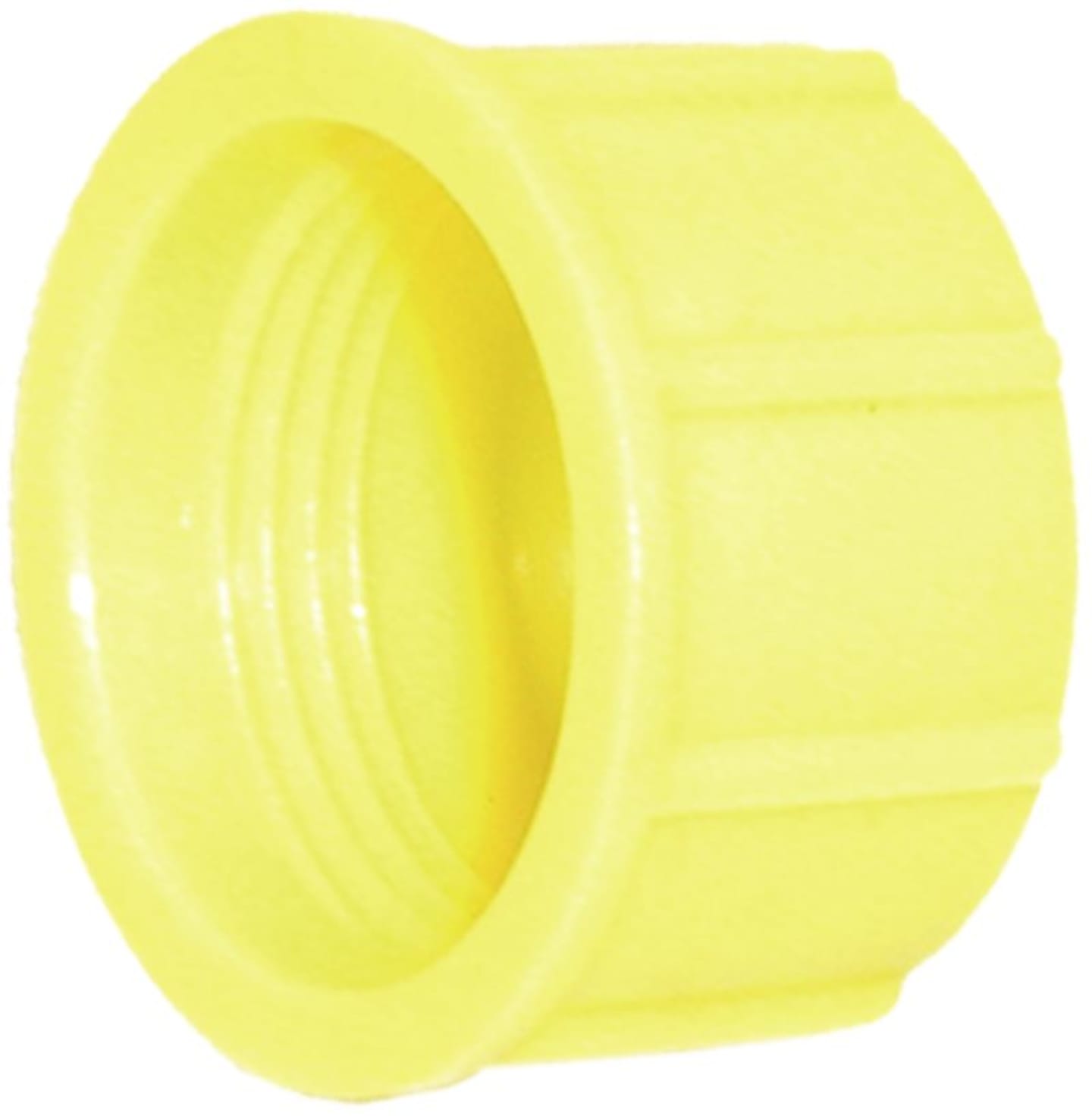 Gewindeschutzkappe Innengewinde metrisch für Außengewinde metrisch , geschraubt, LDPE (Low Density Polyethylen), gelb