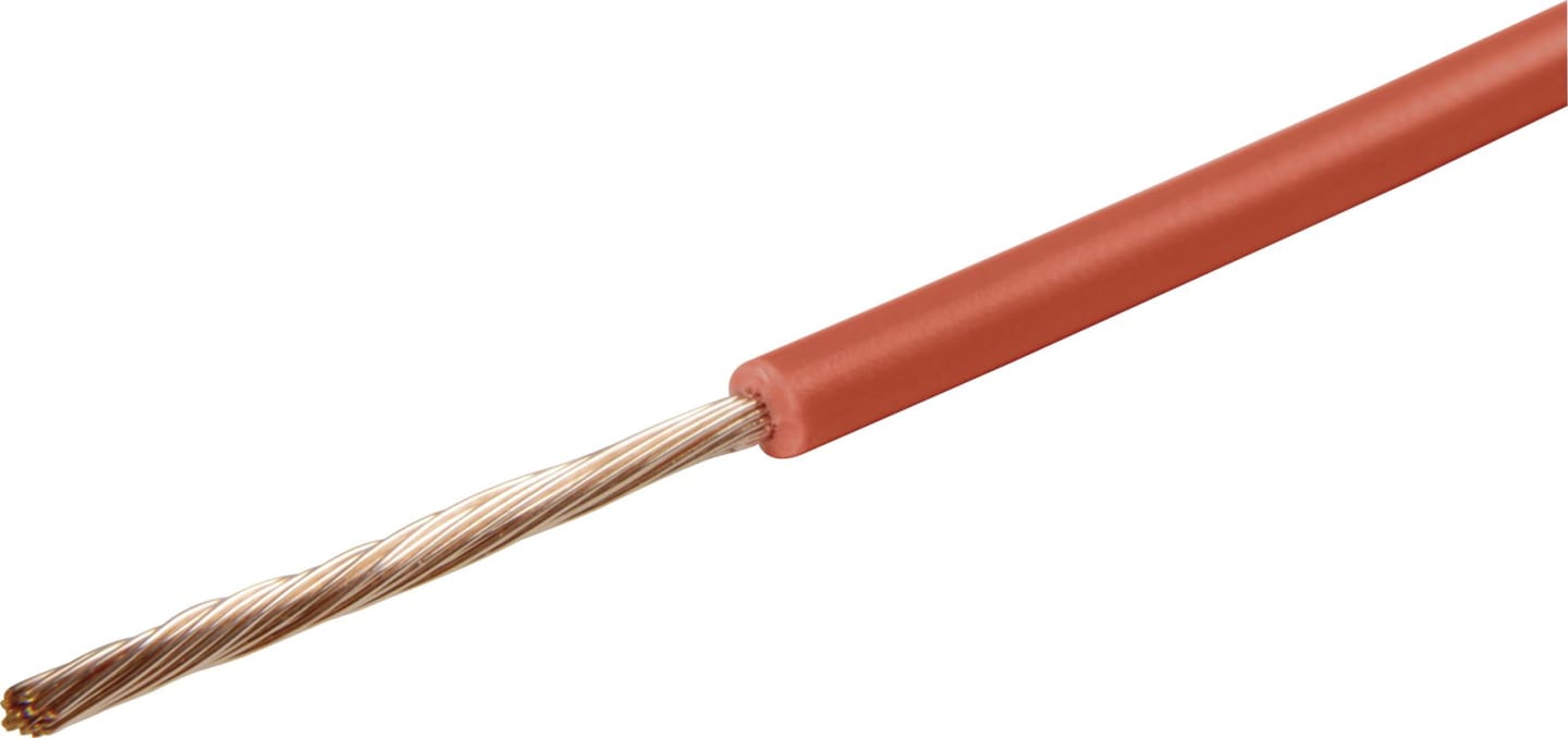 Herth + Buss Elektroleitung FLY, 1 x 1,5 mm², rot, 50 m Dispenser Box, 51 275 108/05