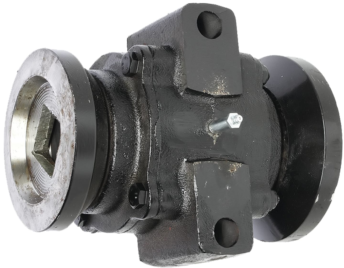 Industriehof® Lagerung L x Ø 230 x 138 mm; 158 mm mit Kegelrollenlager, für Vierkantwelle 40 x 40 mm, Bougnot, Gregoire Besson, Kuhn, 31-0097