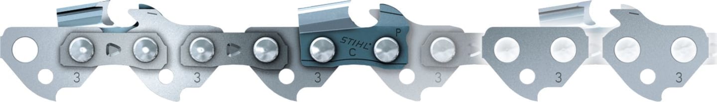 STIHL Sägekette "Picco Micro Comfort 3" 3/8" P .050"/1,3 mm, 1.640 Treibglieder, Halbmeißel, Rollenware, 3636 000 1640