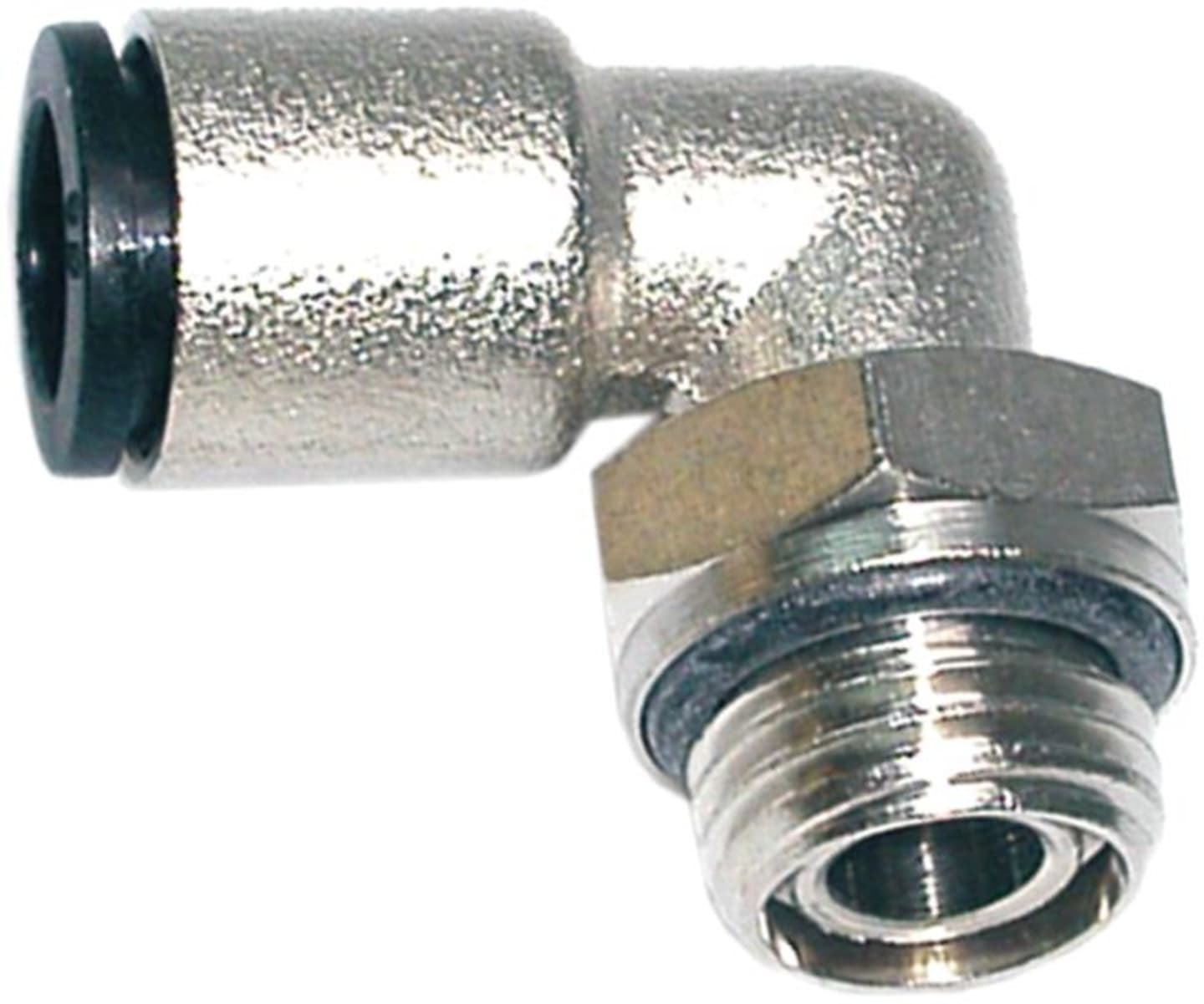 Rohrverbinder "W-ES SV" abgewinkelt, lösbar, 360° drehbar, mit Einschraubgewinde, für Polyamidrohr