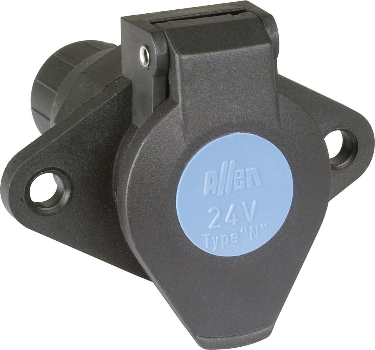 Herth + Buss Steckdose 7-polig, 24 V, Schraubanschluss, Nylon, ISO 1185 N-Typ, 51 305 290