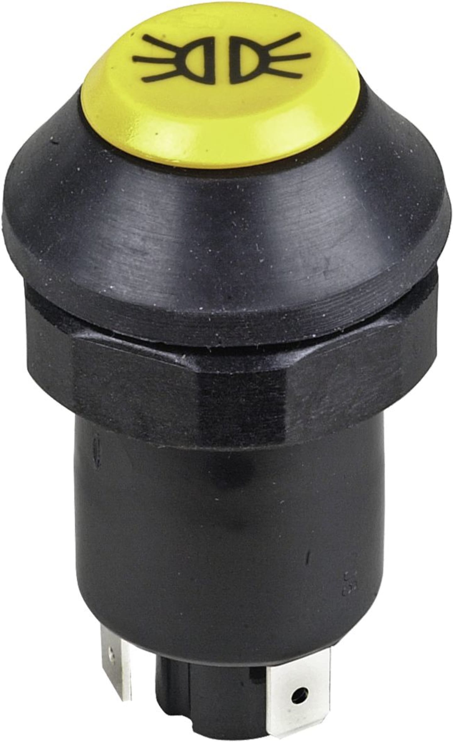 Herth + Buss Druckknopfschalter Begrenzungsleuchte, 4 x Flachsteckanschluss 6,3 mm, 12 V 20 A; 24 V 10 A, 70 490 173