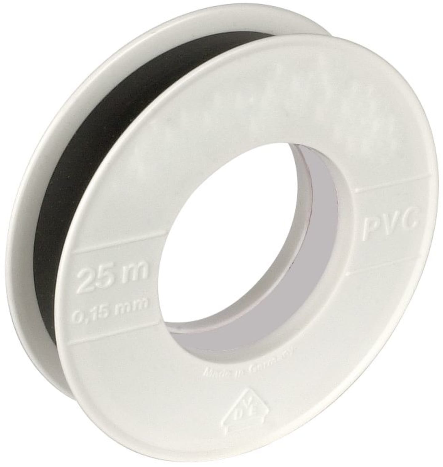 Herth + Buss Isolierband 25 m, 19 x 0,15 mm, schwarz, PVC (Polyvinylchlorid), 50 272 180