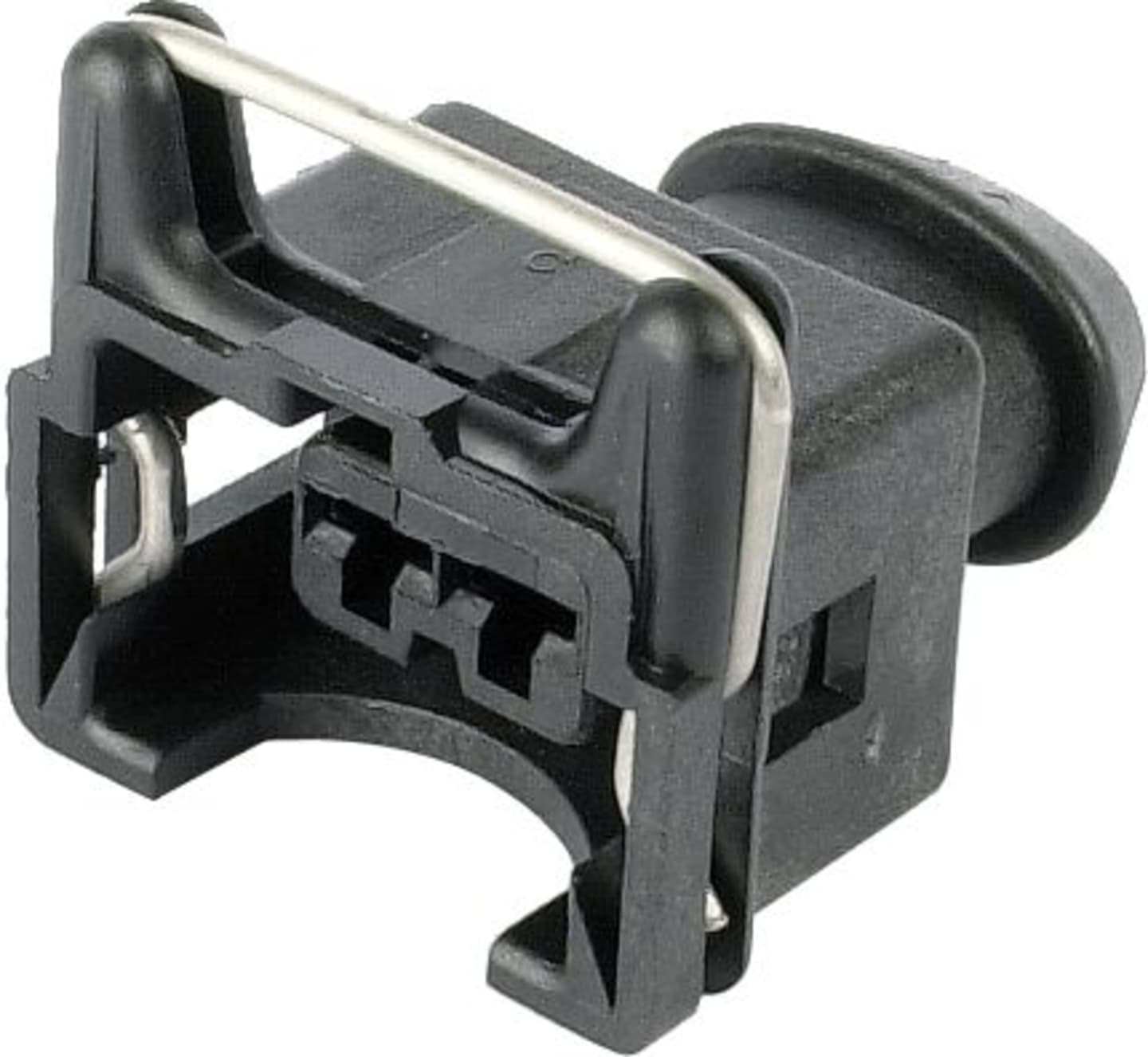 Herth + Buss Steckgehäuse "JT 2,8", 2-polig, TE Connectivity, Flachstecker Code I mit Befestigungsbügel und Handgriff am Gehäuse, 50 290 236