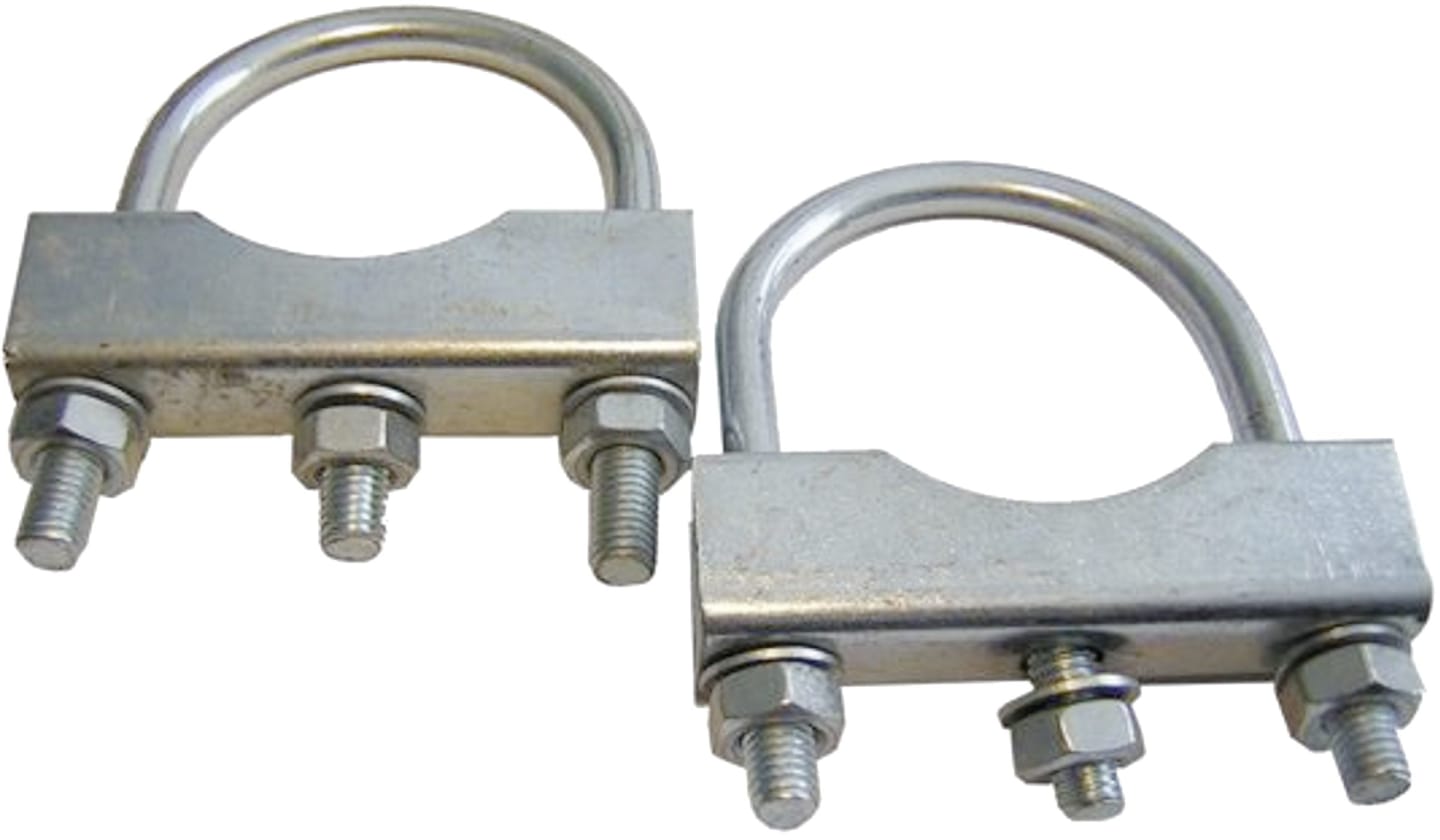 TRAILER POOL Rundrohrklemme für Rohrdeichsel 70 mm, 1 Paar, 016 008 201