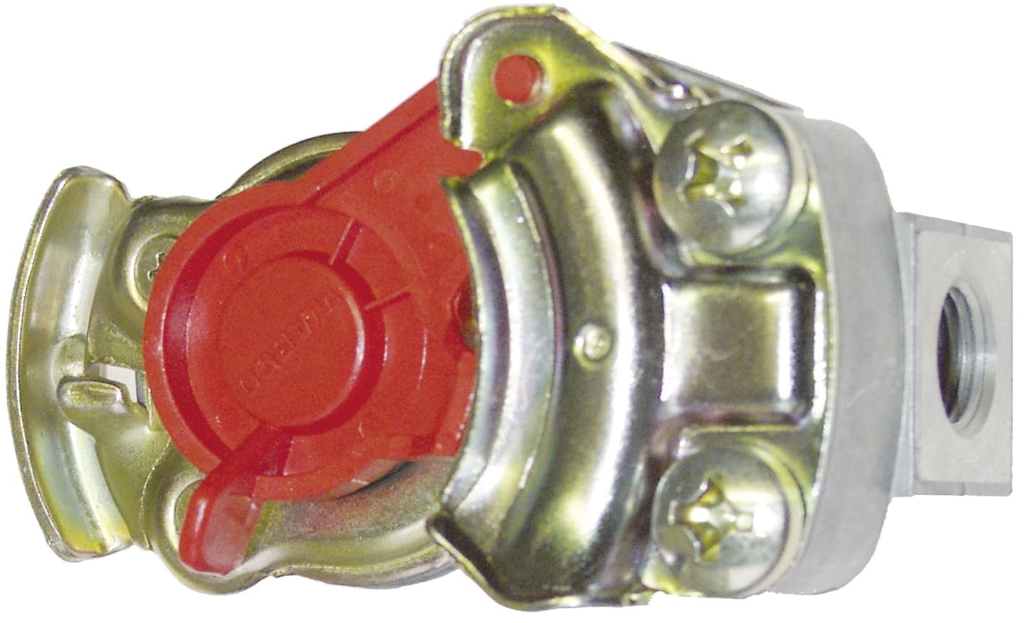 Wabco Kupplungskopf rot, mit Filter, für Anhänger, 2-Kreis-Anlage, Vorrat, M 16 x 1,5 IG, 952 201 004 0