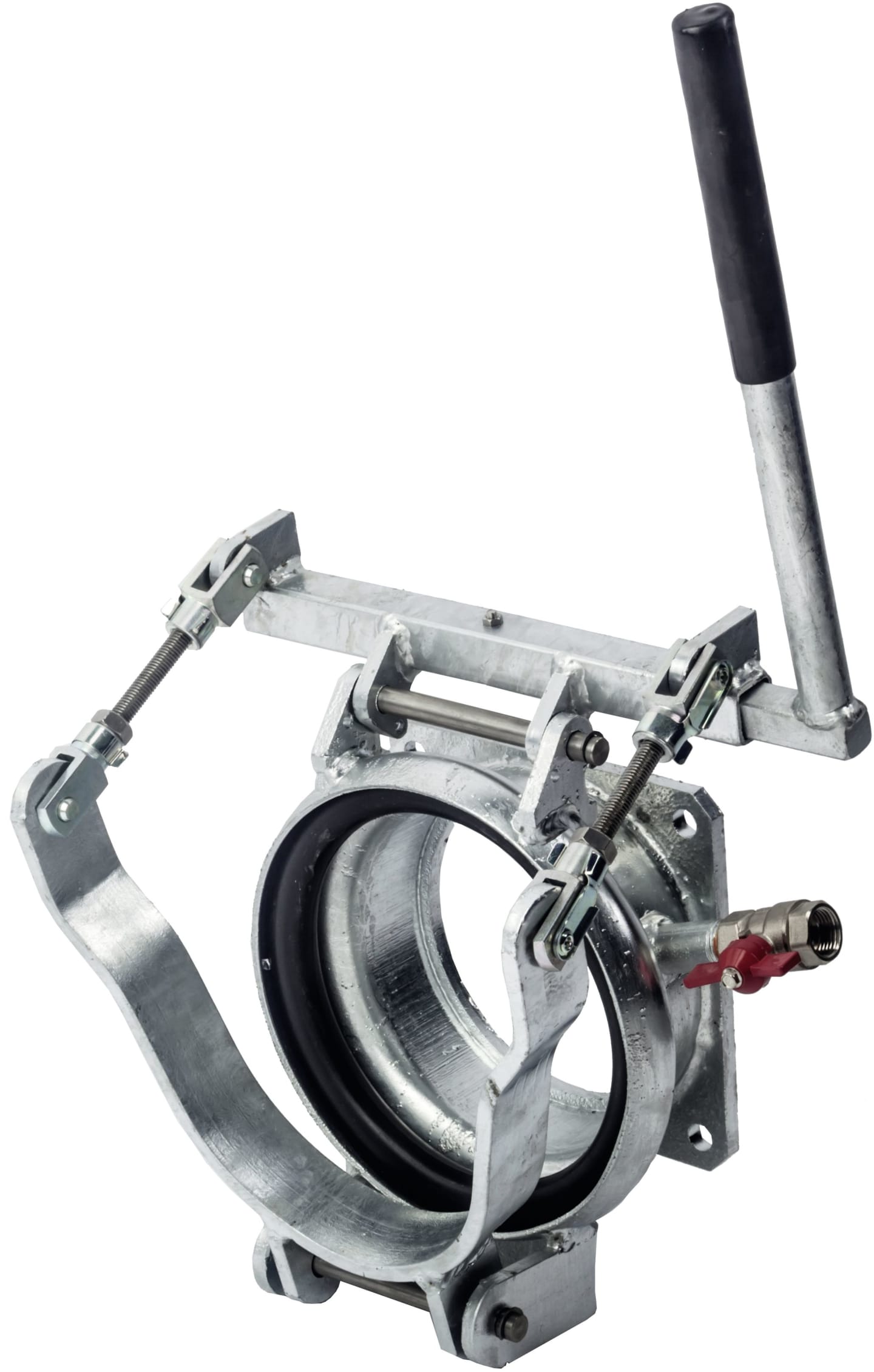 Hücobi Saugschlauch-Schnellkuppler 159 V-Teil x 6", kurz, Perrot, verzinkt, 8436 159150