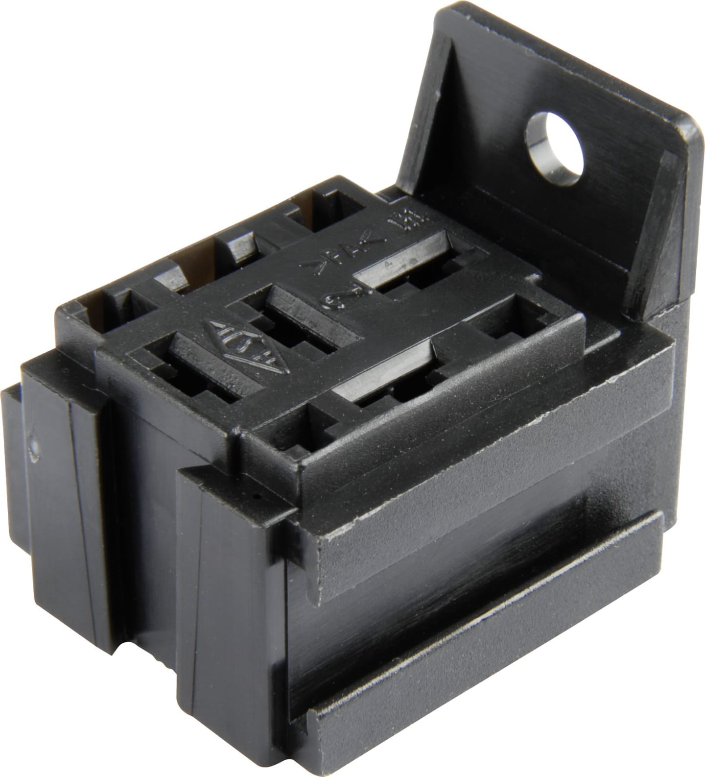 Herth + Buss Relaissockel 9-polig mit Halter, Version B, 5 x Flachsteckanschluss 6,3 mm; 4 x Flachsteckanschluss 2,8 mm, 50 290 268