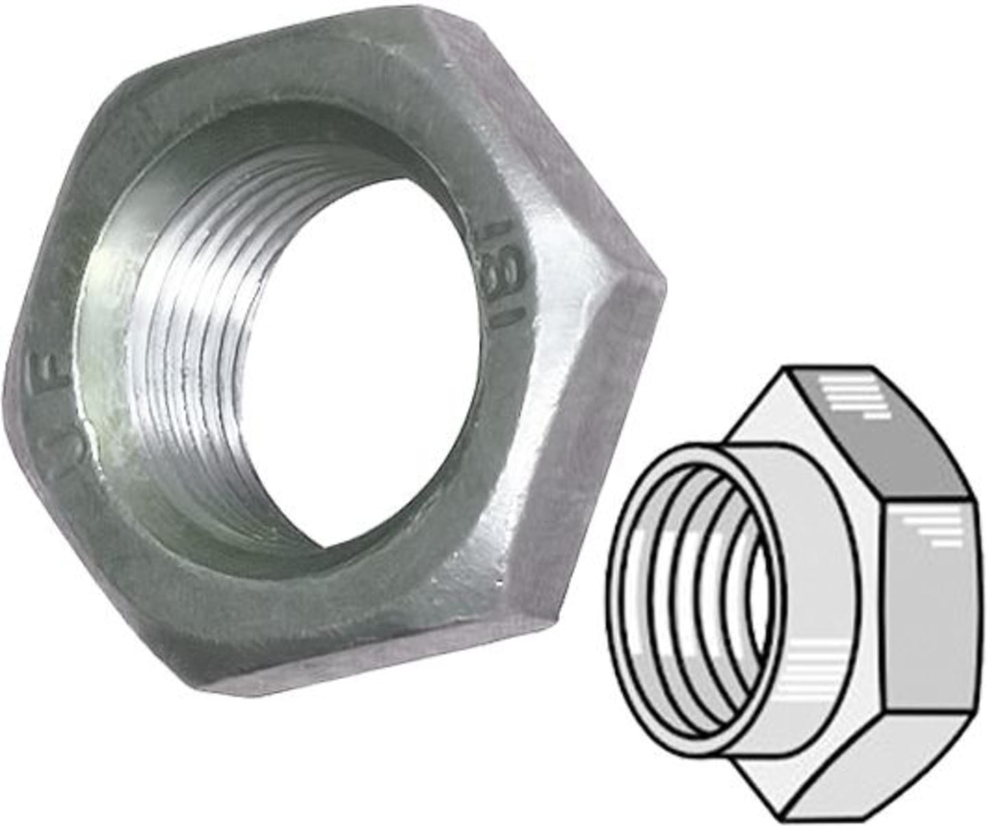 Industriehof® Sicherungsmutter M 24 x 2, 31-0508