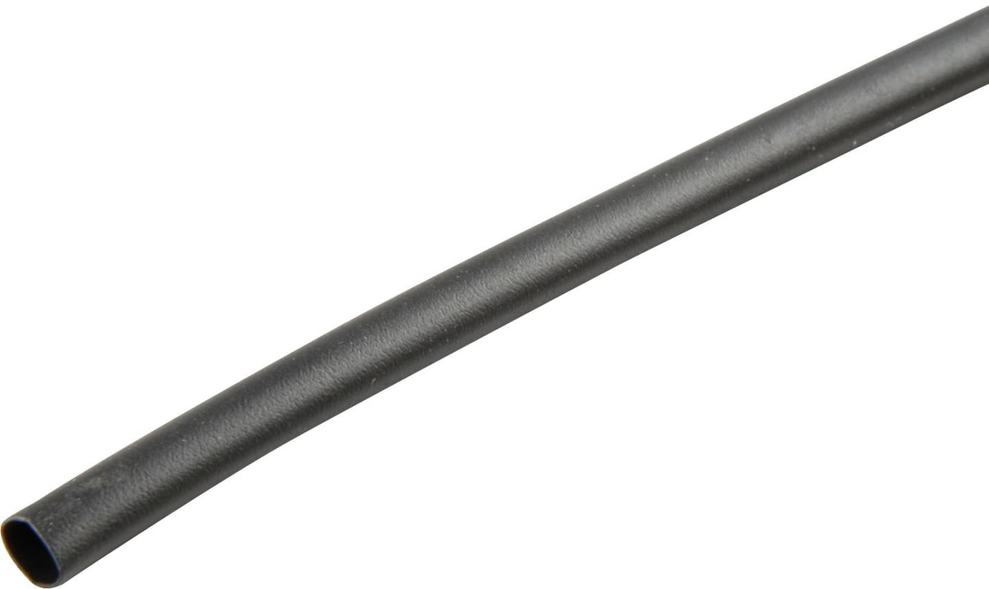 Herth + Buss Schrumpfschlauch 3; 1 x 0,6 mm, 10 m, Schrumpfrate 3:1, ohne Innenkleber, schwarz, 51 273 338