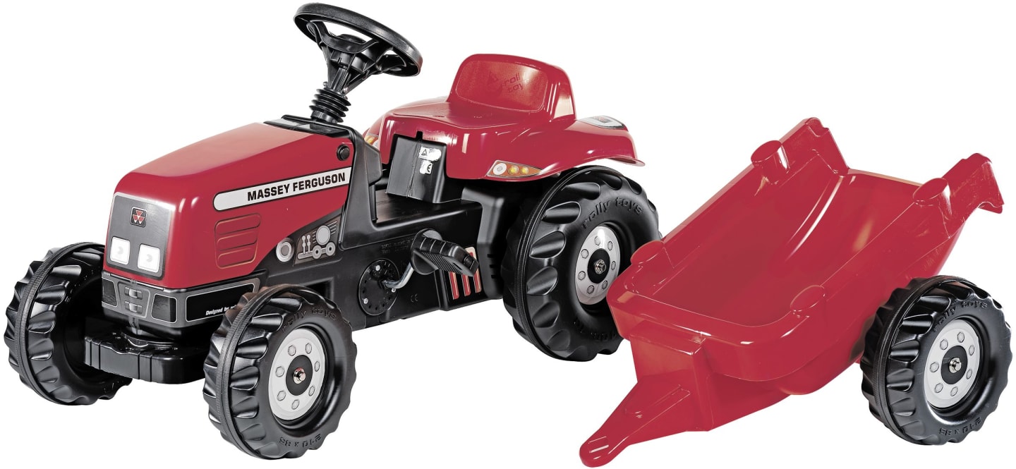 Massey Ferguson Trettraktor "RollyKid" mit Anhänger, 01 230 5
