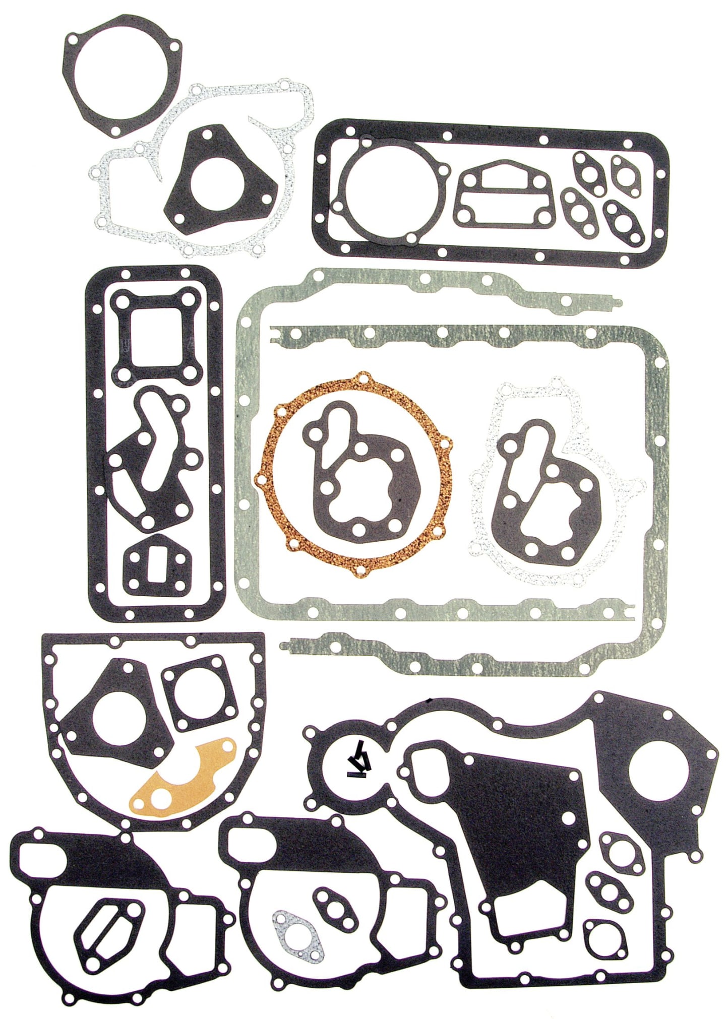 Motordichtsatz unten, für 6-Zylinder-Motor Perkins A6.354/AT6.354, Traktor Landini, Massey Ferguson