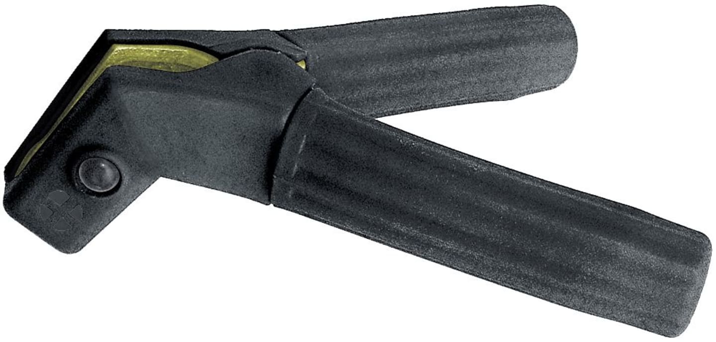 Herth + Buss Batterieladezange gewinkelt bis Stromstärke max. 1.000 A, Messing, Polung -, vollisoliert, mit Masseband, 52 289 002