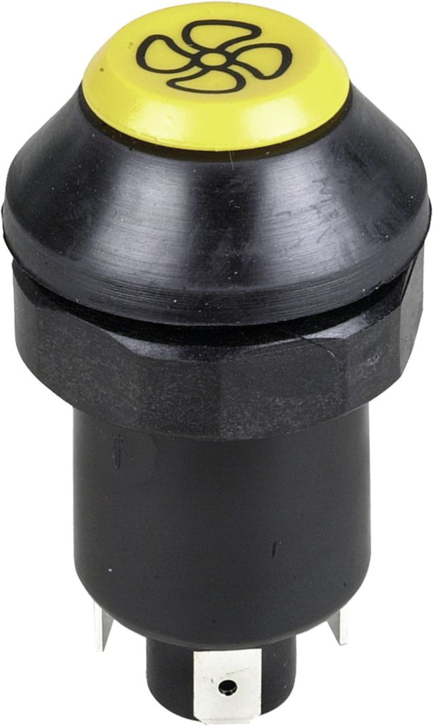 Herth + Buss Druckknopfschalter Gebläse, 4 x Flachsteckanschluss 6,3 mm, 12 V 20 A; 24 V 10 A, 70 490 172