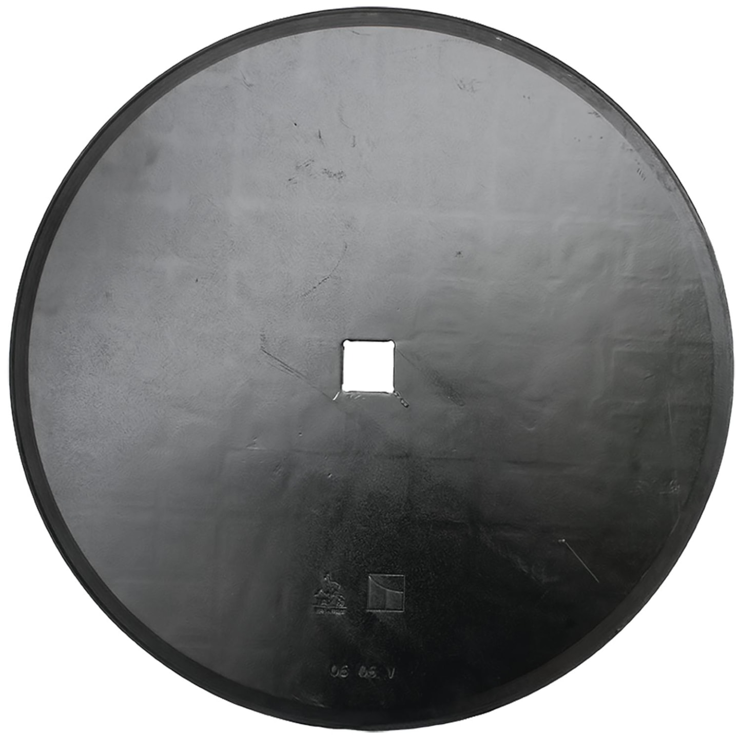 Industriehof® Sechscheibe 506 x 5 mm, ZB Vierkant, 40 x 40 mm, gerade, glatt, für universal, 31-350040