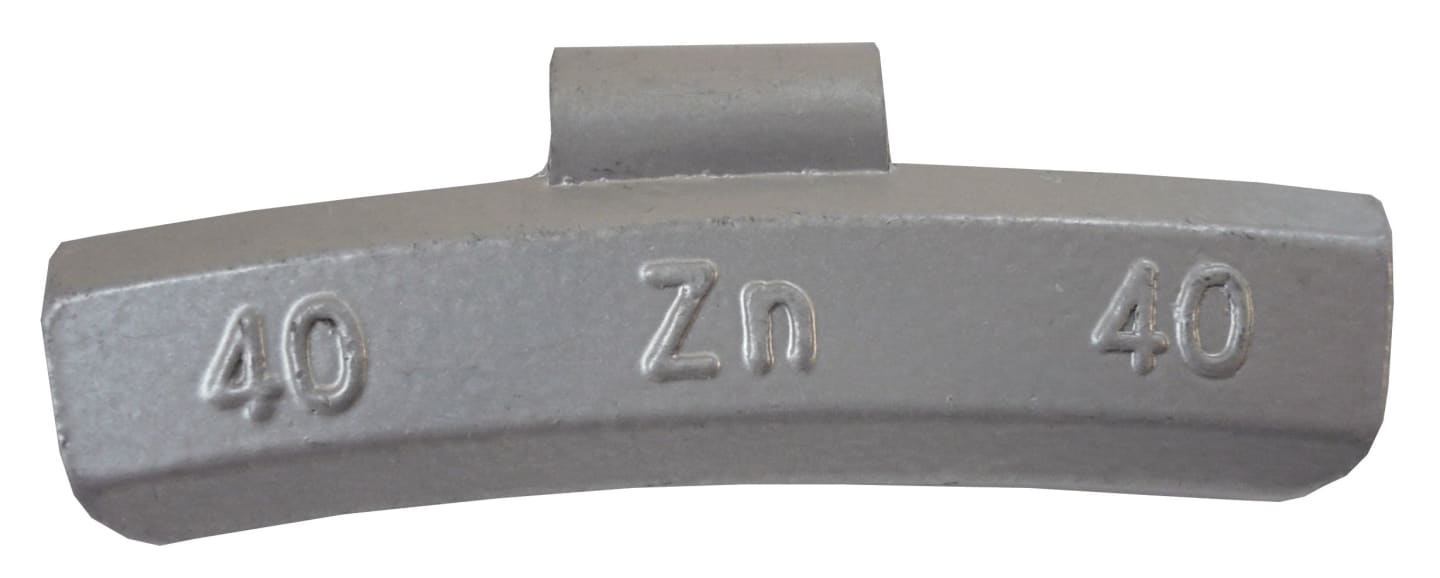 Tip Top Zink Ausgleichgewicht, "ECO-LINE, mit Haltefeder, für PKW-Universal-Stahlräder/-Leichtmetallräder