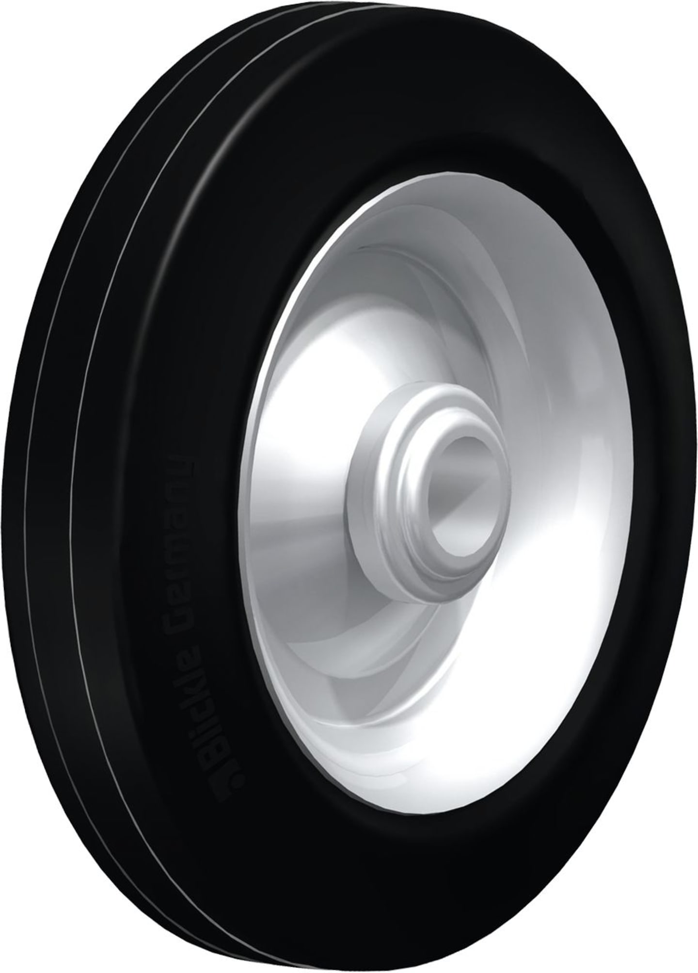 Blickle® Ersatzrad "V 252/25R" 250 x 60 mm, Tragkraft 295 kg, Standard-Vollgummi, Stahlblechfelge mit Rollenlager