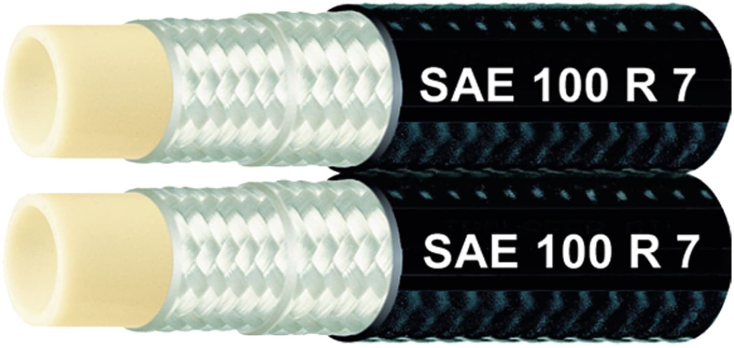 Thermoplastschlauch "SAE 100 R 7" zwilling