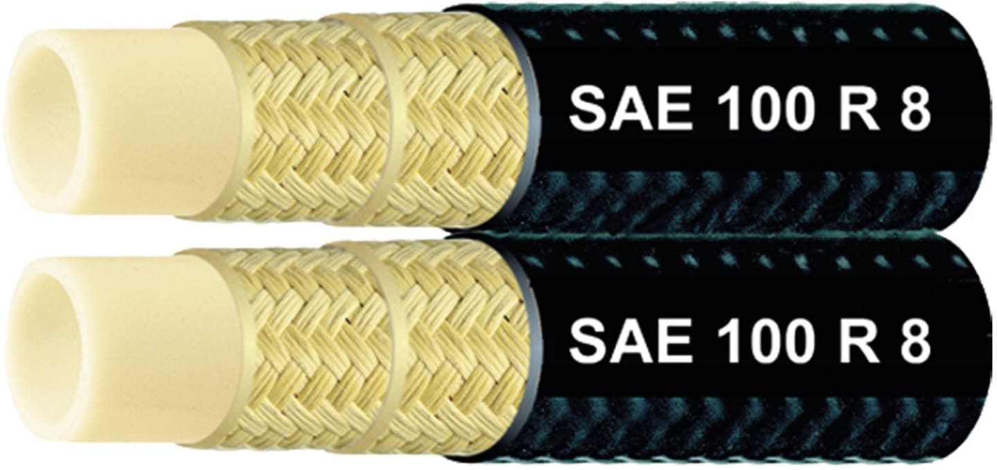 Thermoplastschlauch "SAE 100 R 8" zwilling