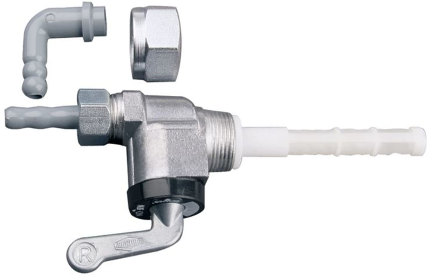 Kraftstoffhahn für universal, Gewinde M 16 x 1 AG (Linksgewinde)