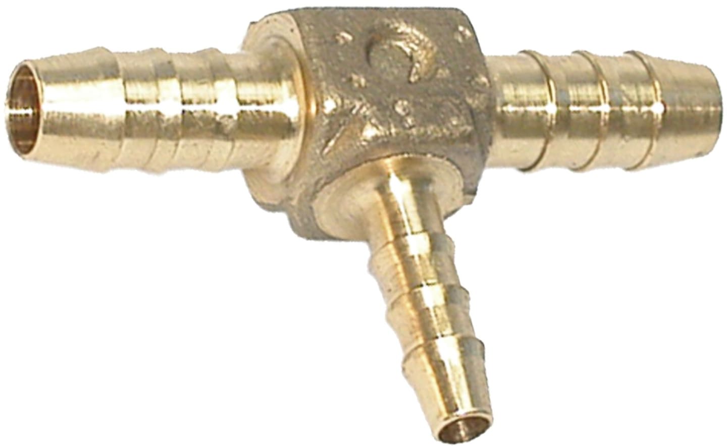 Rohrverbinder "T-PO-RV-MS" Ø Rohr innen 6 mm; 4 mm; 6 mm, T-Form, reduziert, Messing, für Polyamidrohr