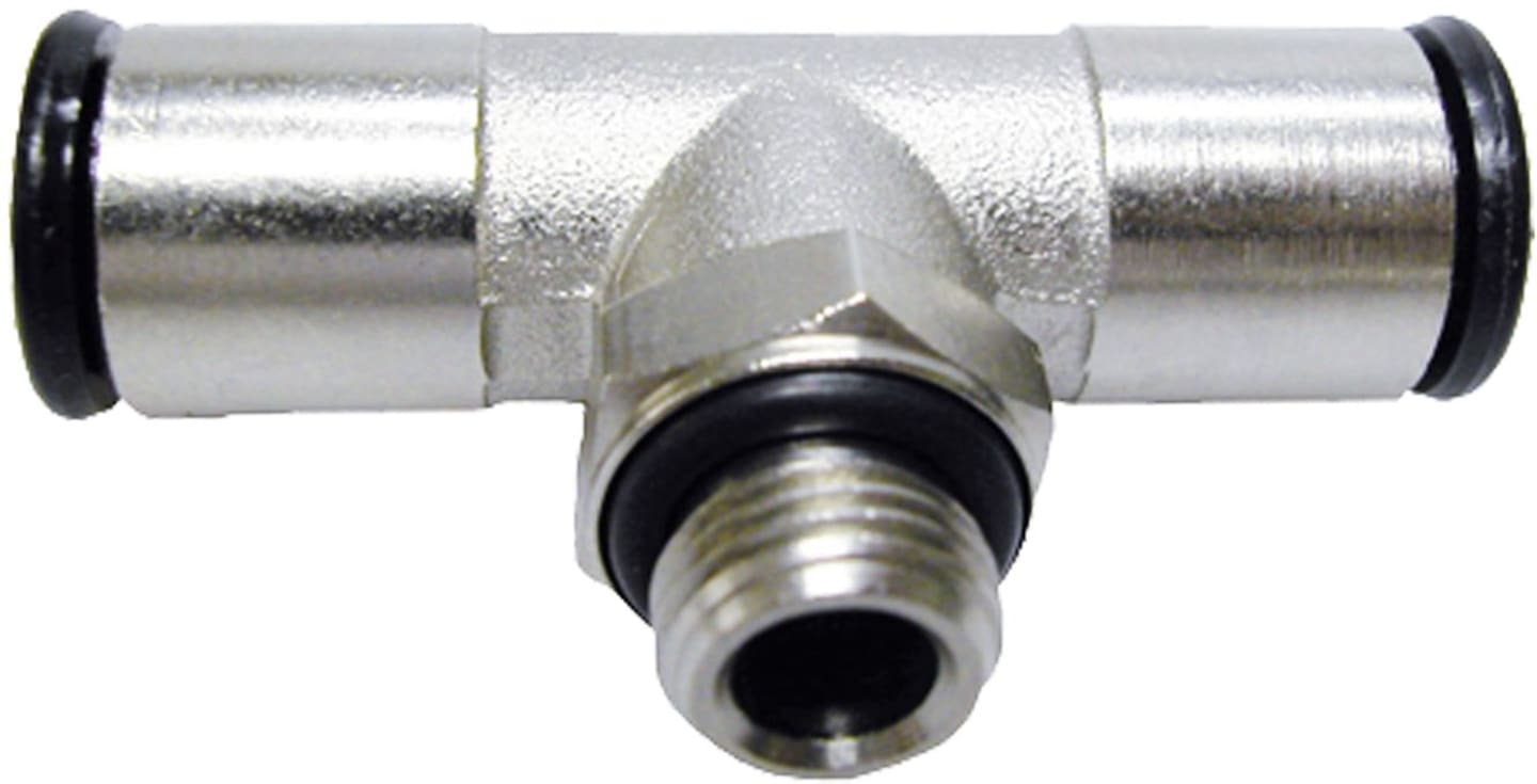 Rohrverbinder "T-ES SV" T-Form, lösbar, 360° drehbar, mit Einschraubgewinde, für Polyamidrohr