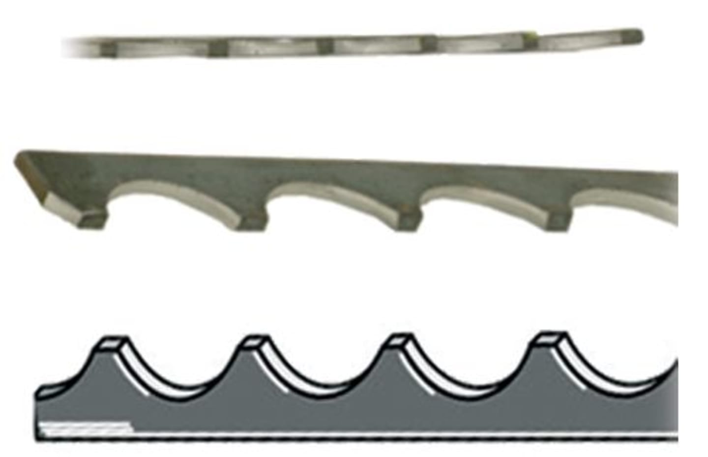 Industriehof® Zahnleiste Höhe 40 mm