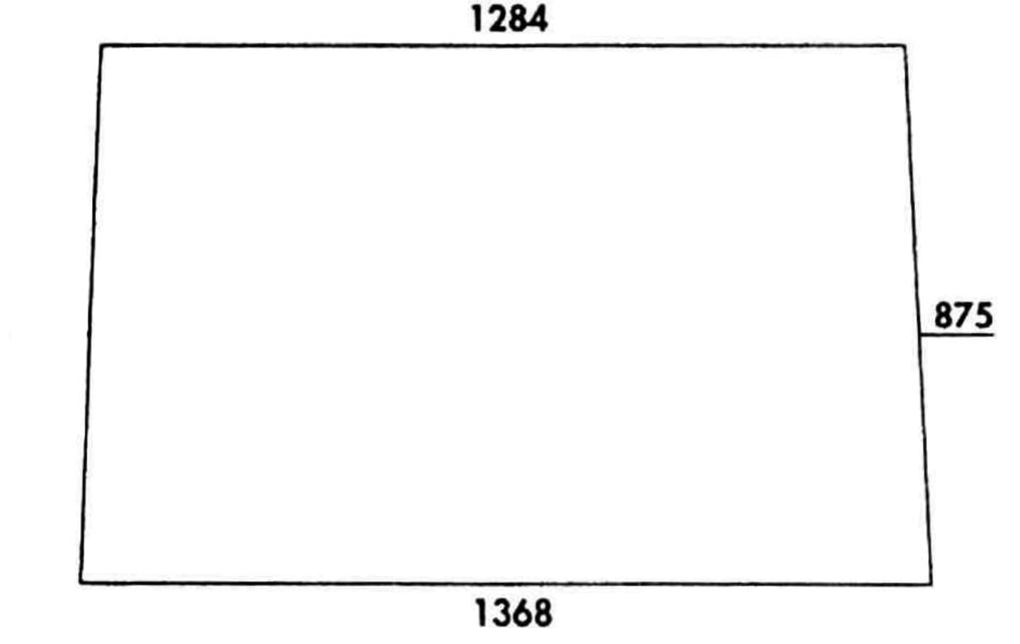 Frontscheibe klar, Breite 1.284 mm; 1.368 mm, für Traktor Zetor UR 1 Serie 2