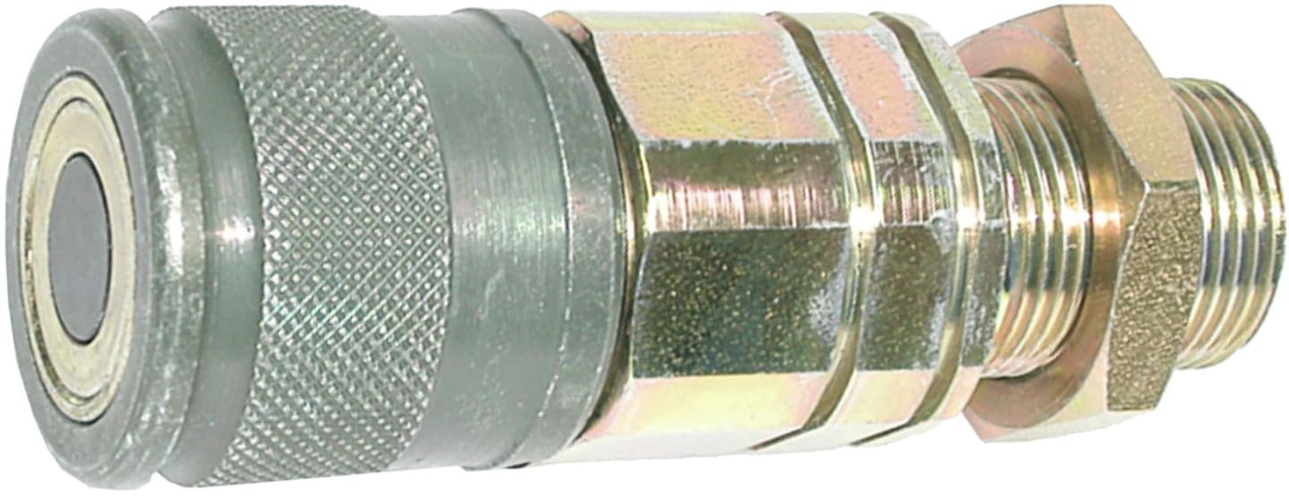 Kupplungsmuffe "FF" flachdichtend, Dichtungen Perbunan, schwer, metrisch, Schott