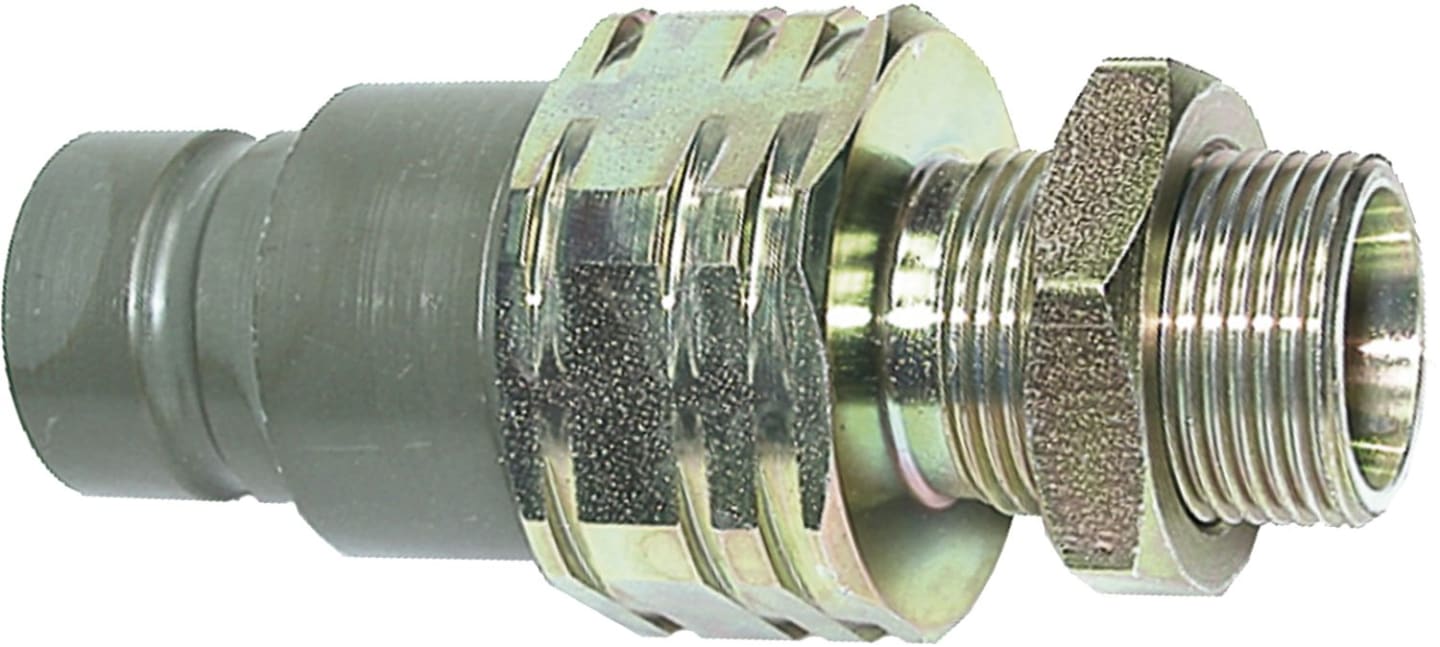 Hydraulikstecker "FF" flachdichtend, schwer, metrisch, Schott