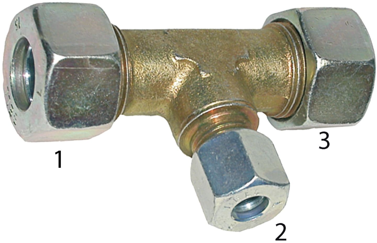 T-Reduzierverschraubung "TR-S", schwer, RA 20; 16; 20, M 24 x 1,5 AG; M 30 x 2 AG