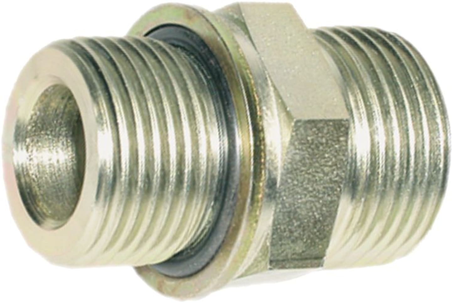 Einschraubverschraubung "GE-OM", metrisch, zylindrisch/zöllig; UNF-UN, gerade, O-Ring und Kammerring/flachdichtend O-Ring