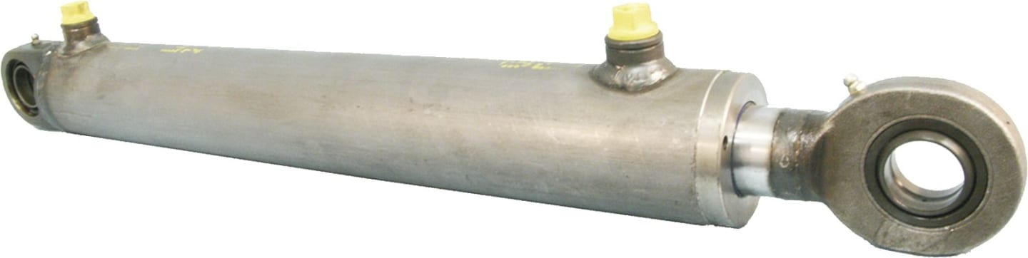 Schema Hydraulikzylinder "STS6035", doppeltwirkend mit Gelenkaugen, Ø Zylinder 70 mm, Ø Kolben 35,0 mm, Hub 350 mm