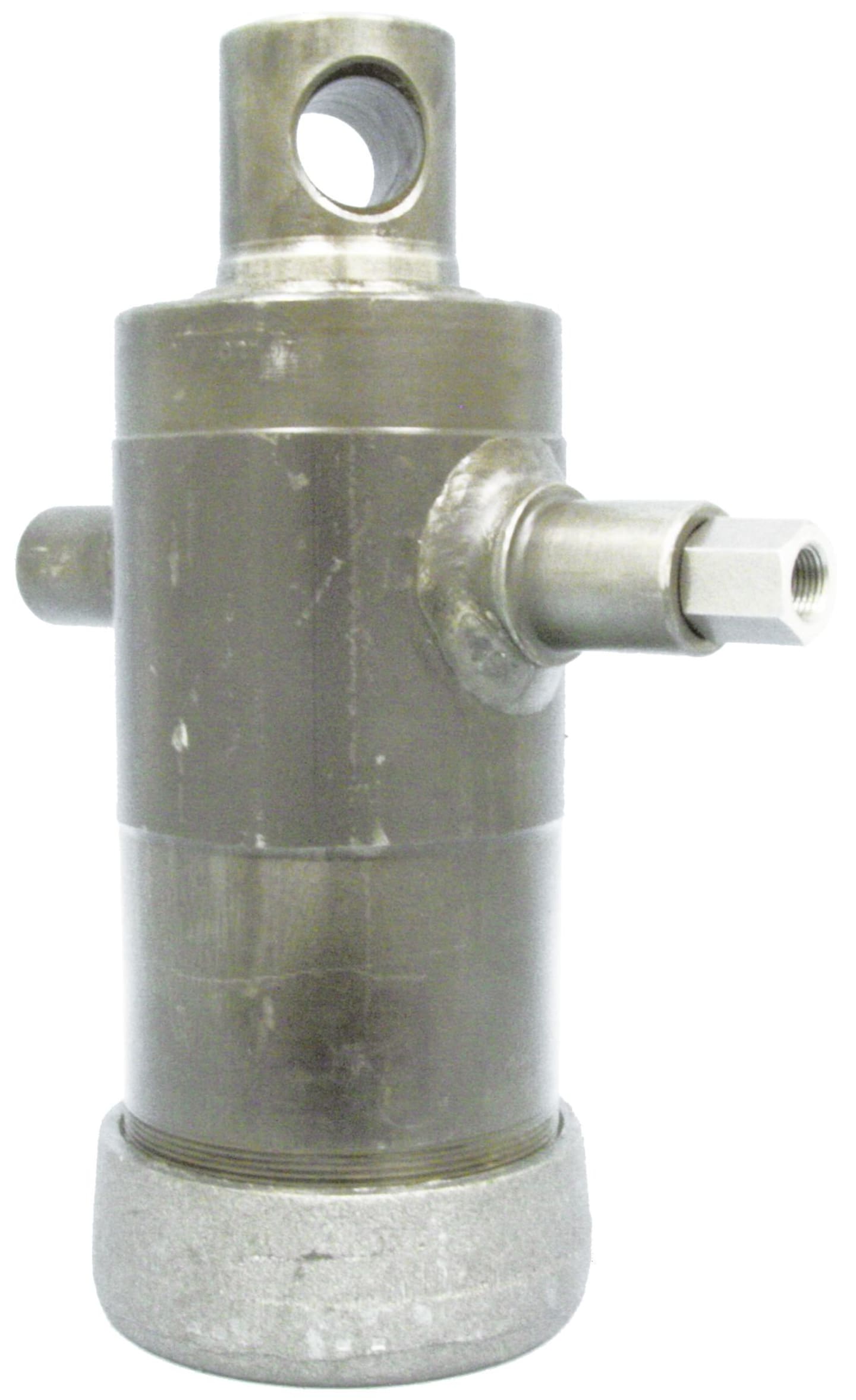 Schema Teleskophydraulikzylinder "TK203Q" mit Querbohrung L 412 mm F 310 mm Hub 893 mm