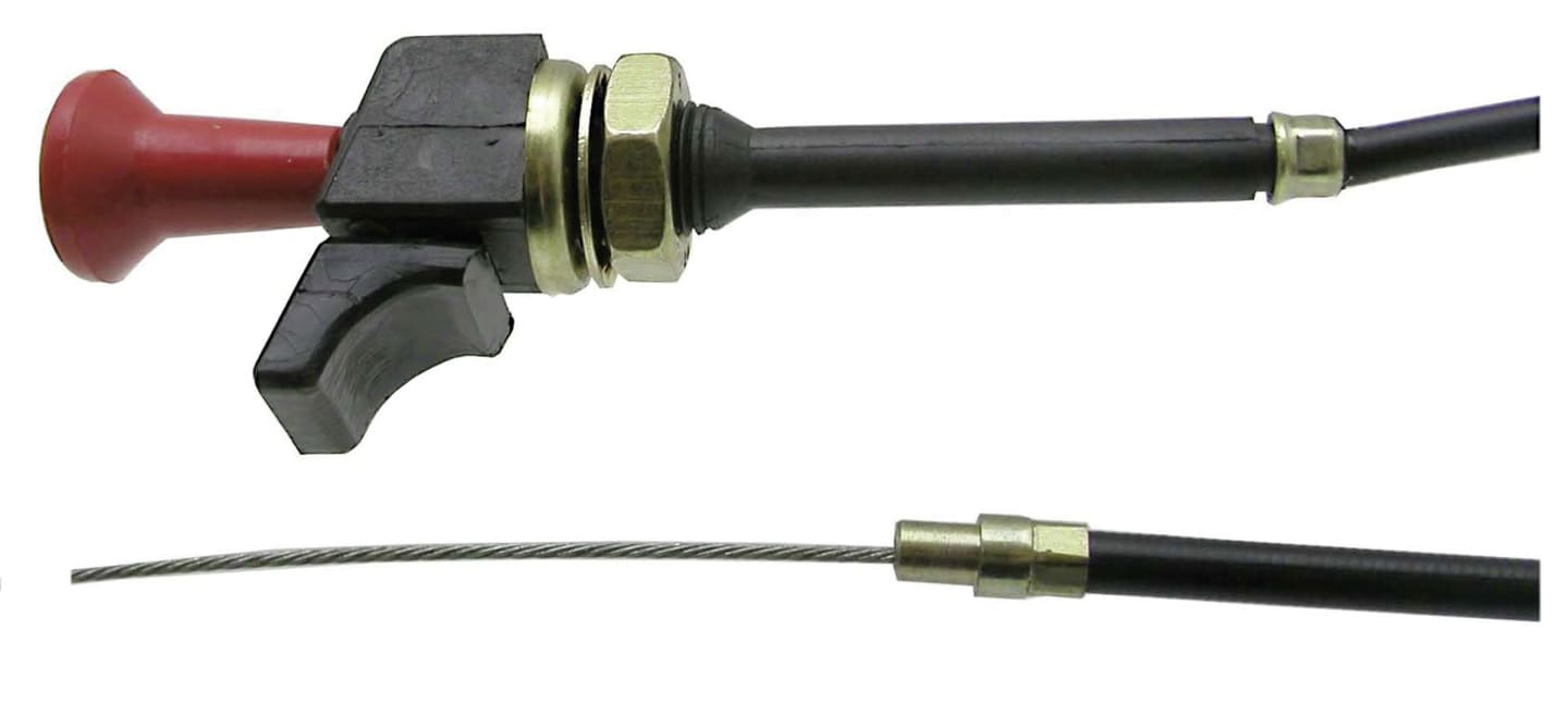 Bowdenzug Länge 670/530 mm, für Absteller Traktor Case IH 2120, 2130, 2140, 2150